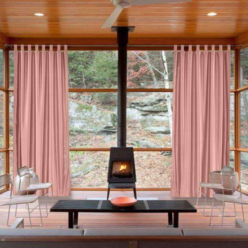 【Custom】Lao Hang Zhou Heavyweight Polyester Cotton Silk Blend Solid Curtain Drape Panel with White Blackout Lined