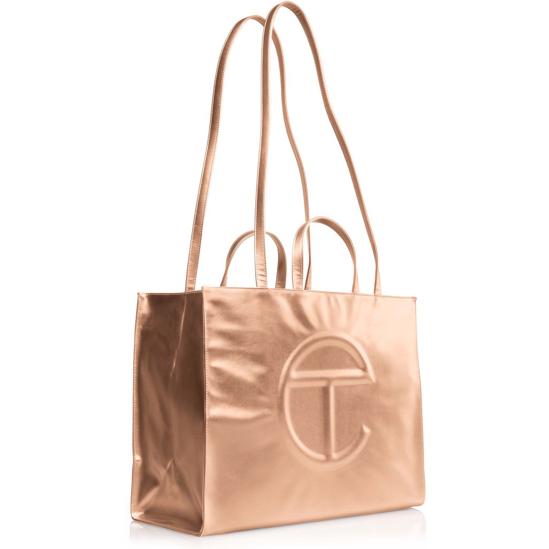 Large Copper Shopping Bag