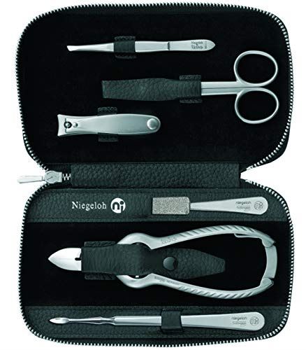 Heavy Duty TopInox Surgical Stainless Steel German Mens Pedicure Set Grooming kit