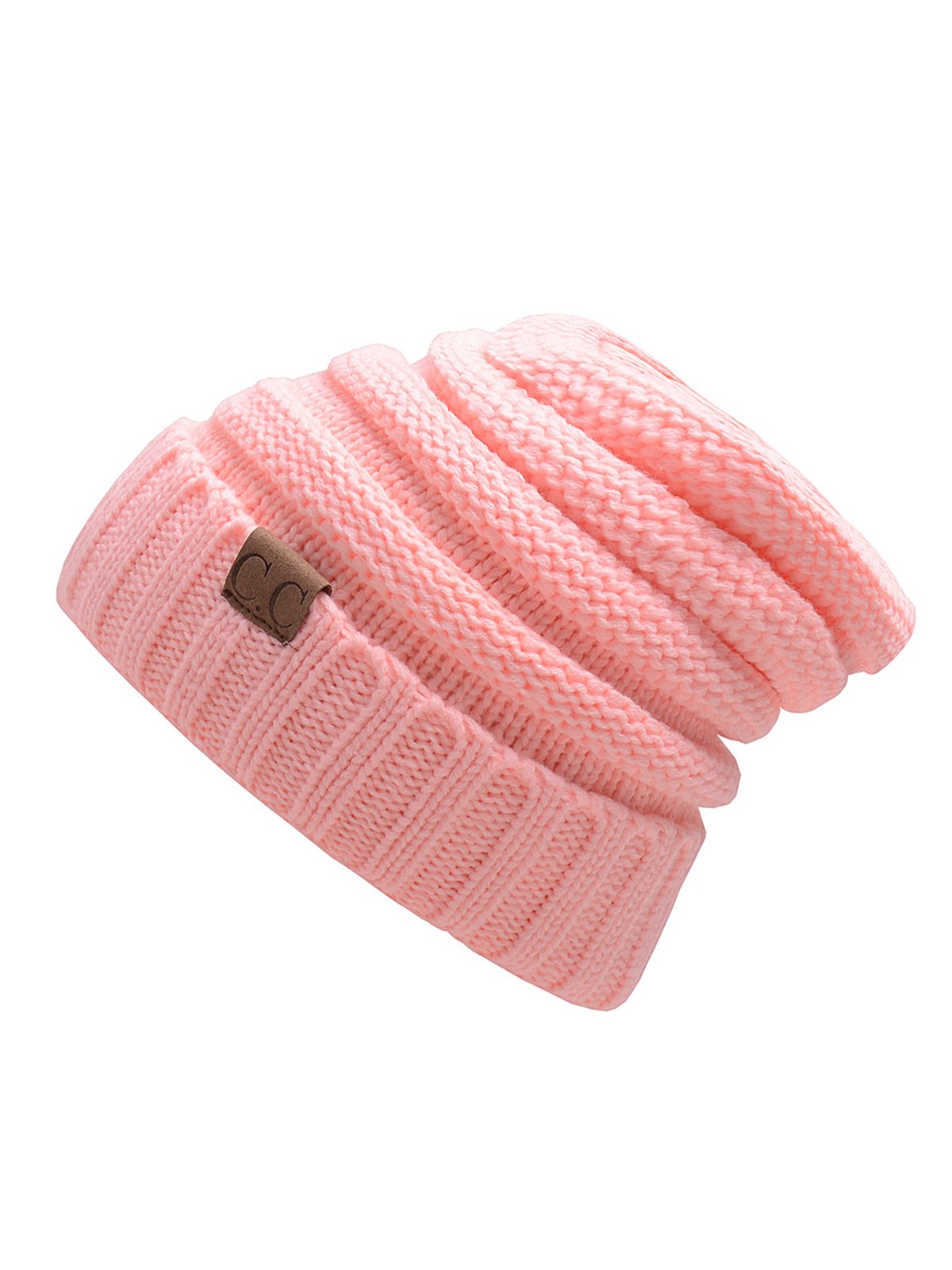 Patch Casual Knit Cap