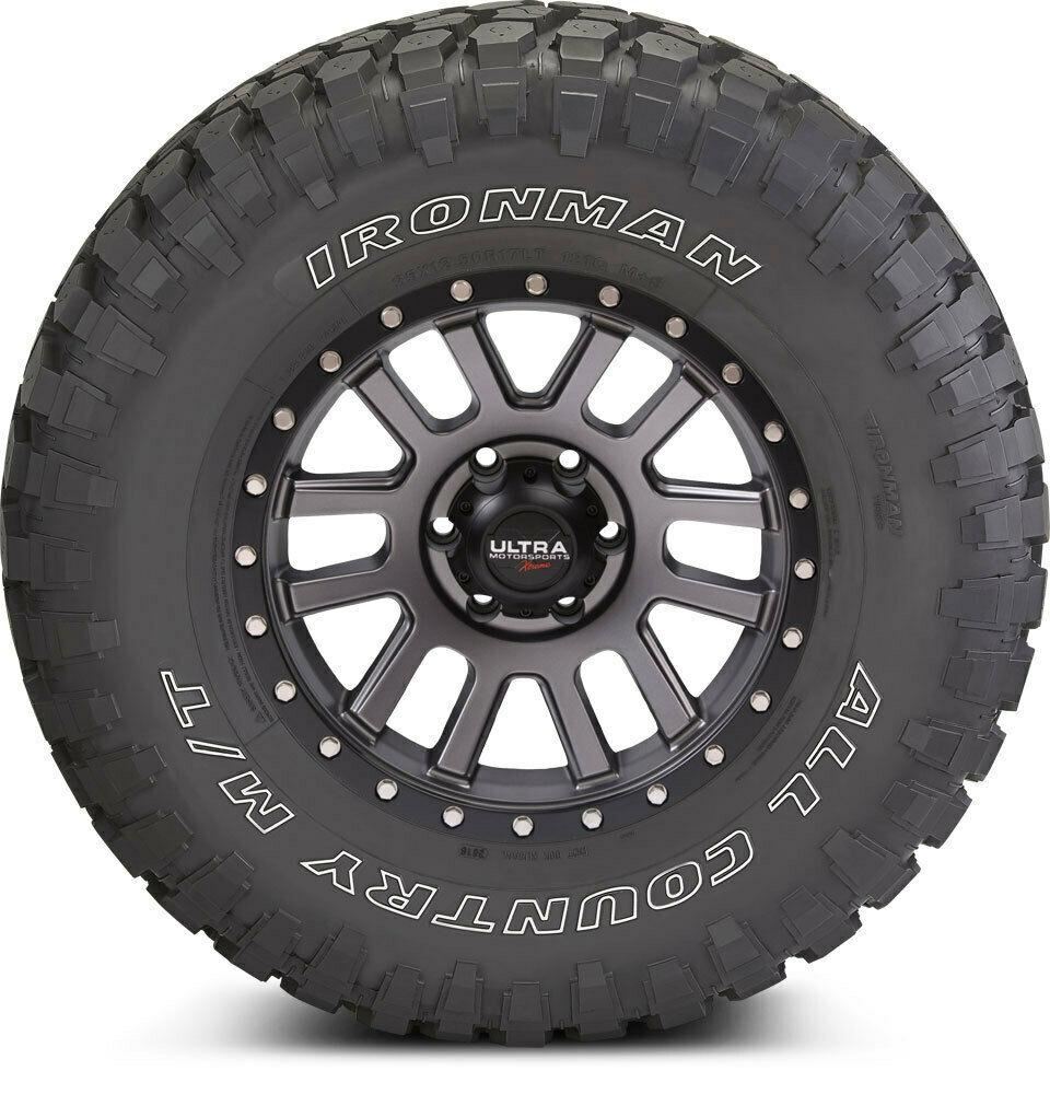 1 New 35X12.50R17 F 12 ply Ironman All Country MT Mud Terrain Mud Terrain Tire