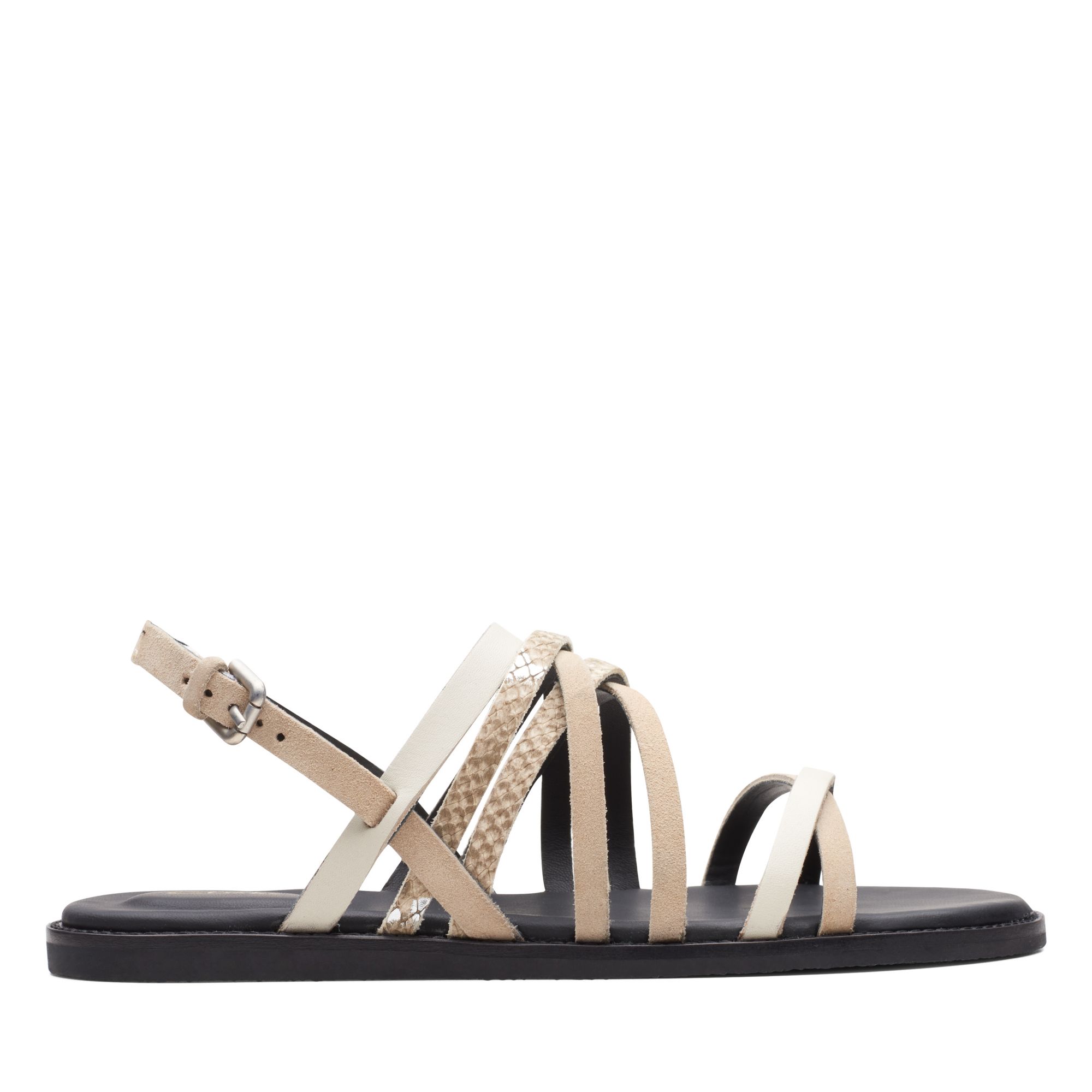 Women Sandals Karsea Ankle Taupe Snake