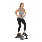 Sunny Health & Fitness Portable Stand Up Elliptical for Home Gym- Men and Women Exercise Machine- Gray
