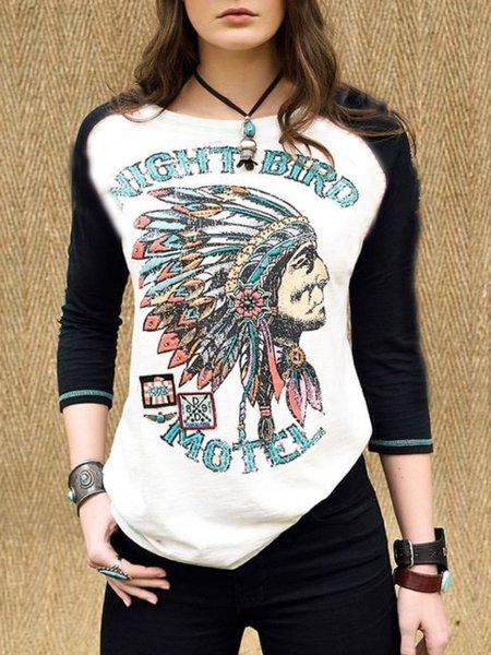 Long Sleeve Cotton-Blend Shirts & Tops