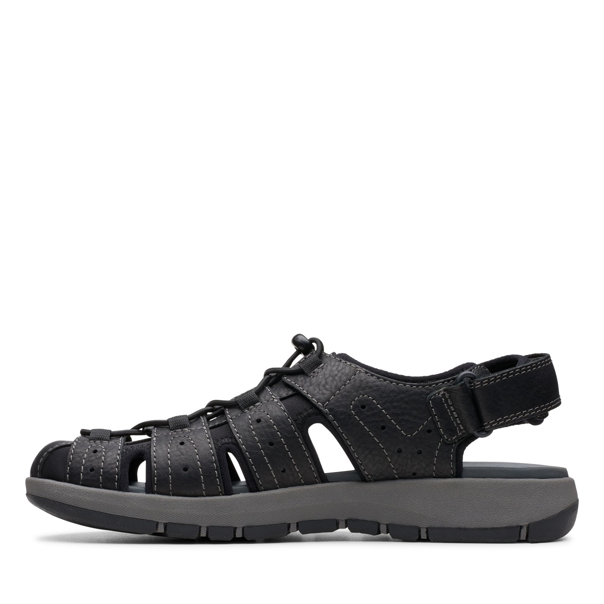 Men Sandals Brixby Cove Black Leather