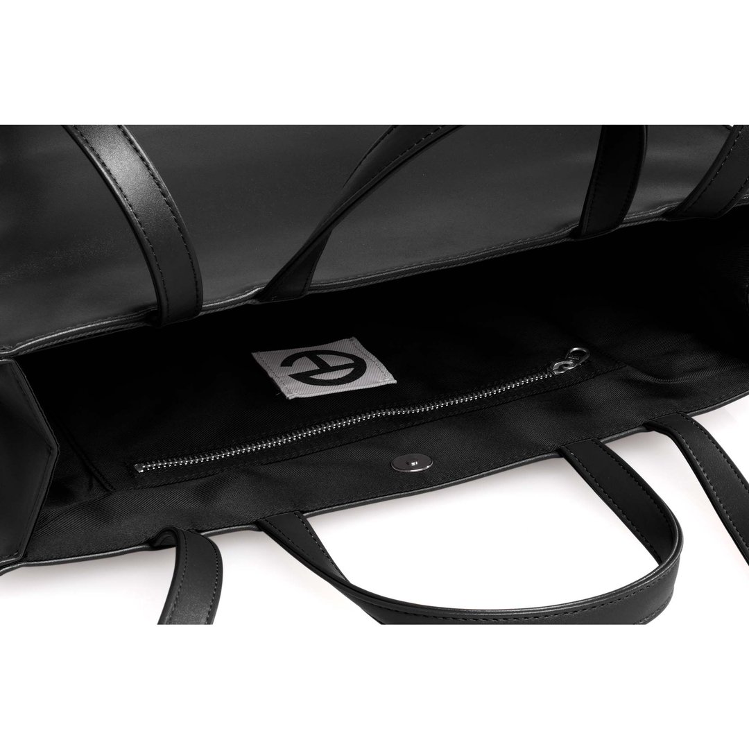 Medium Black Shopping Bag