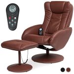 Faux Leather Electric Massage Recliner Chair for Home & Office w/ Remote Control
