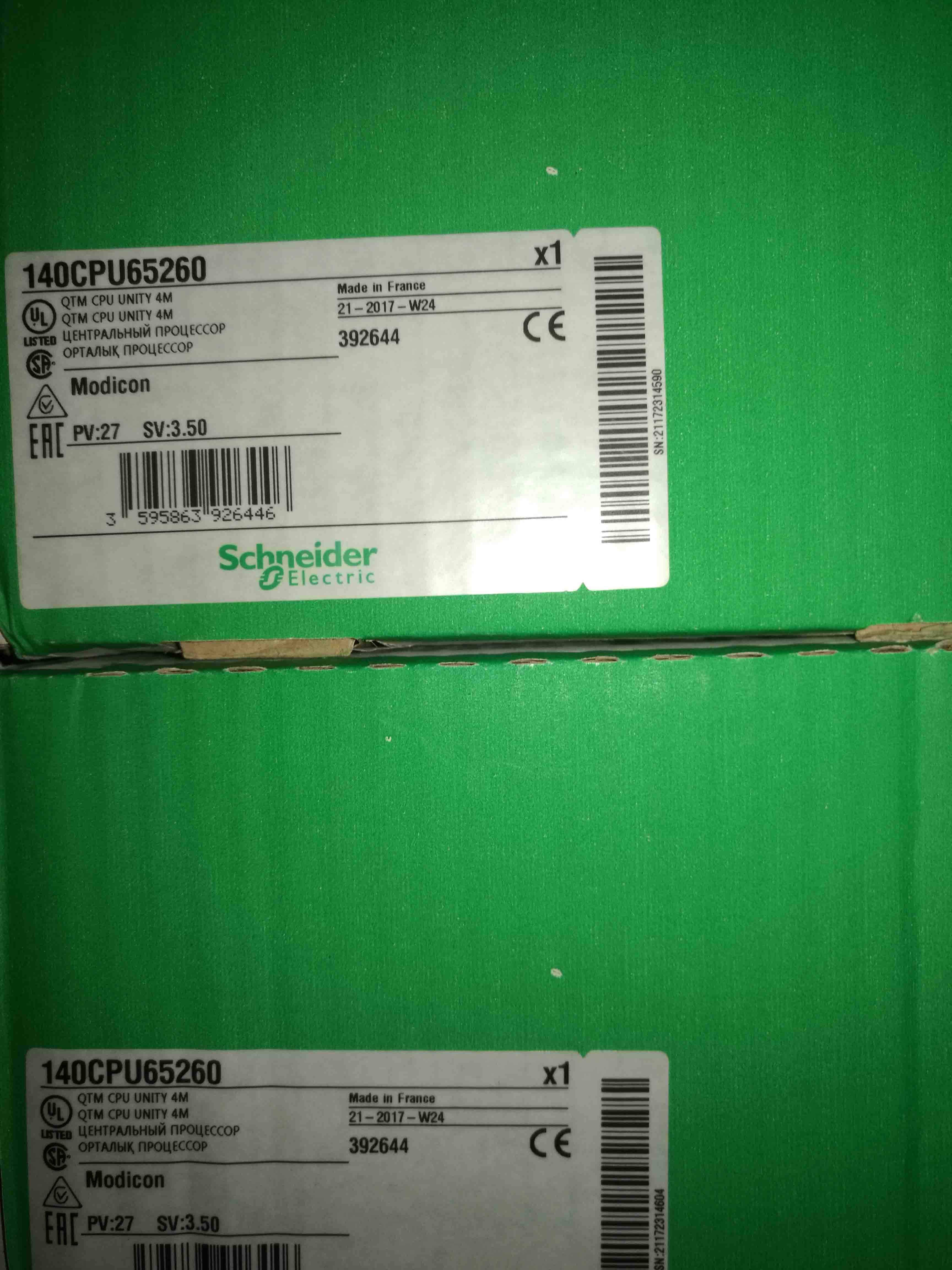 140CPU65260 Schneider Unity processor Modicon Quantum Original Factory Sealed New