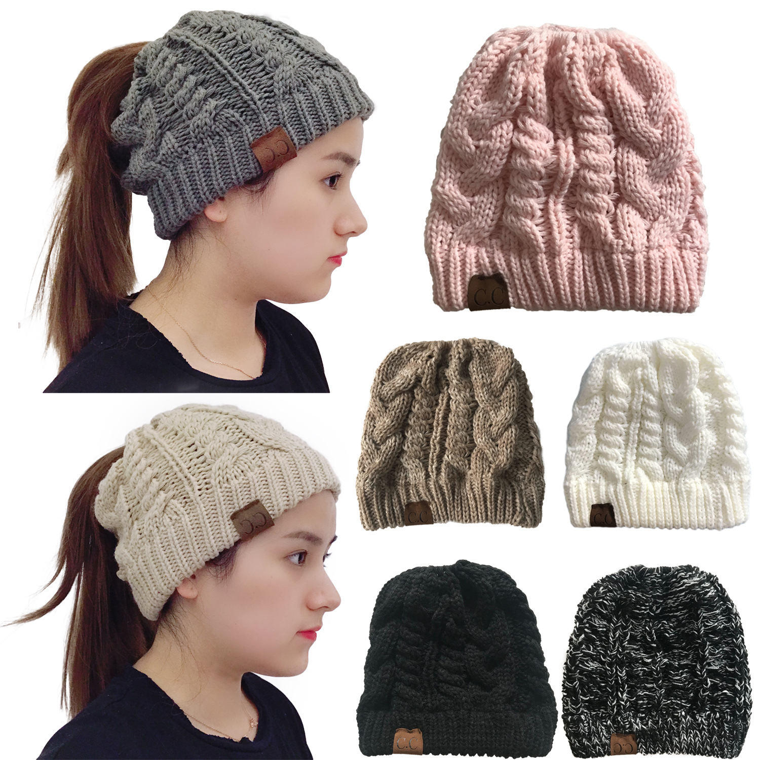 Twist knitting Horsetail