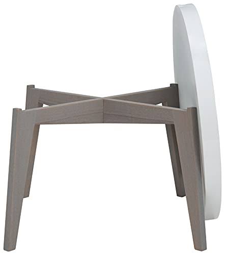 Safavieh Echo End Table - White / Grey