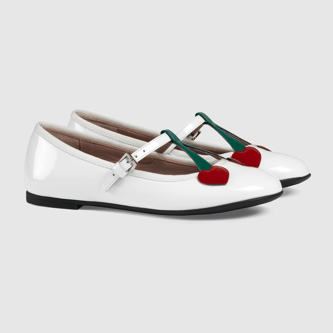 Children's patent ballet flat