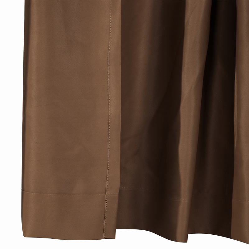 Layered Curtain Mix & Match Elegance White Crushed Voile x Blackout Curtain Grommet Panel ELI