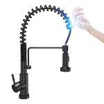 Matte Black Smart Sensor Touch Control Kitchen Faucets