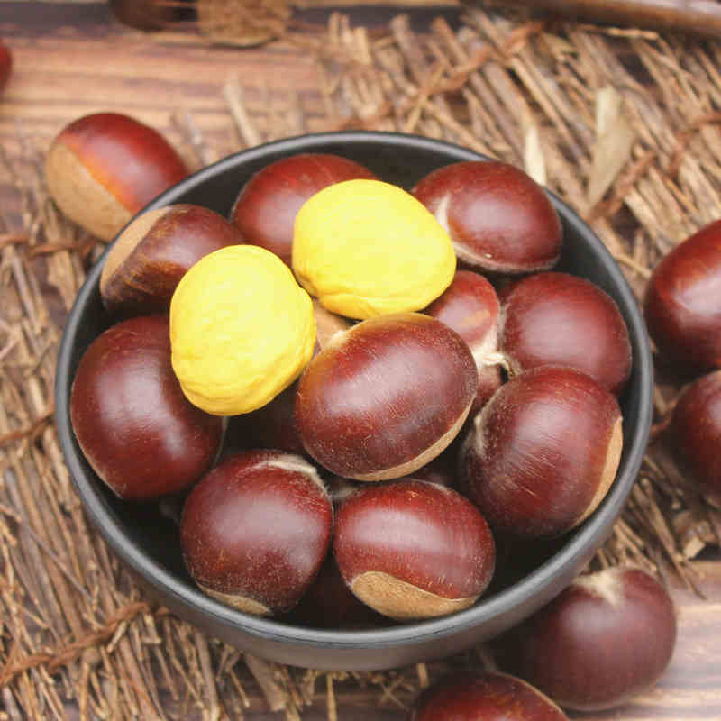 Wholesale peeled roasted chestnuts kernel instant organic food