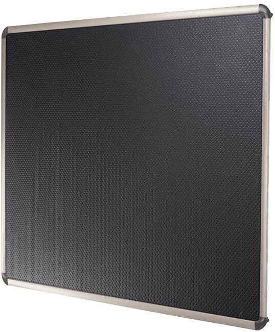 Quartet Prestige - Bulletin board - wall mountable - 35.98 in x 24.02 in - embossed foam - black