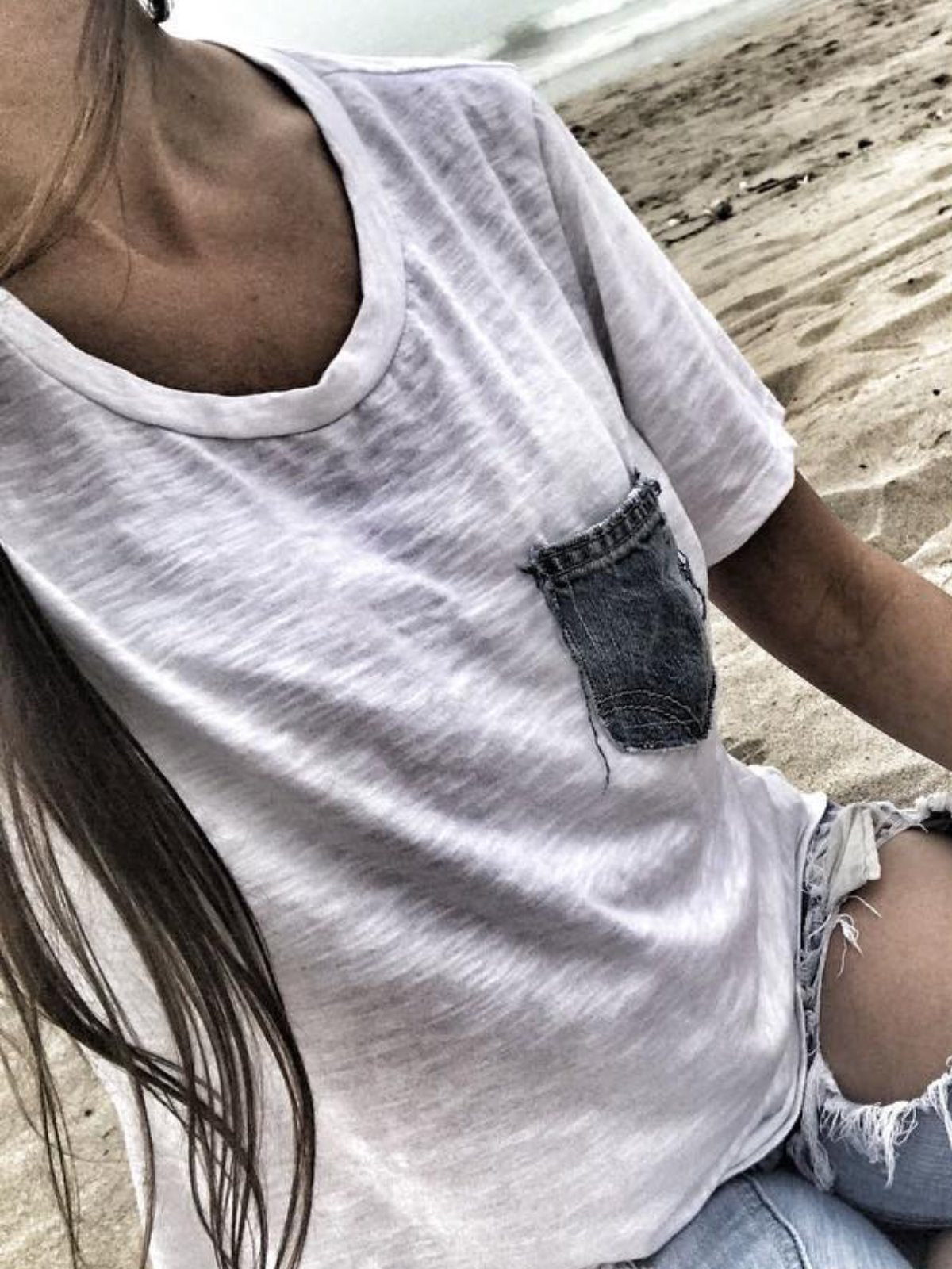 Casual Solid Cotton Shirts & Tops