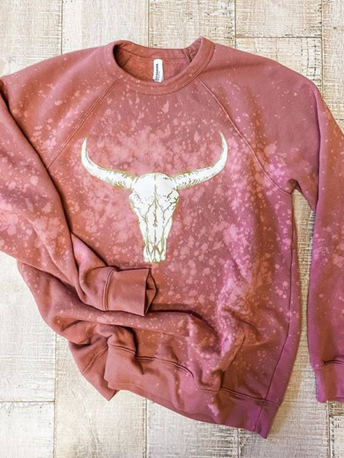 Crew Neck Cotton-Blend Sweatshirt