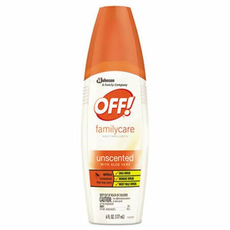 Off! FamilyCare Insect Repellent Spray, 6 oz Spray Bottle, Unscented, 12//carton (sjn654458)