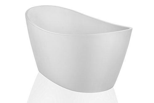 Soaking SPA Tub Contemporary Design with Brushed Nickel Overflow