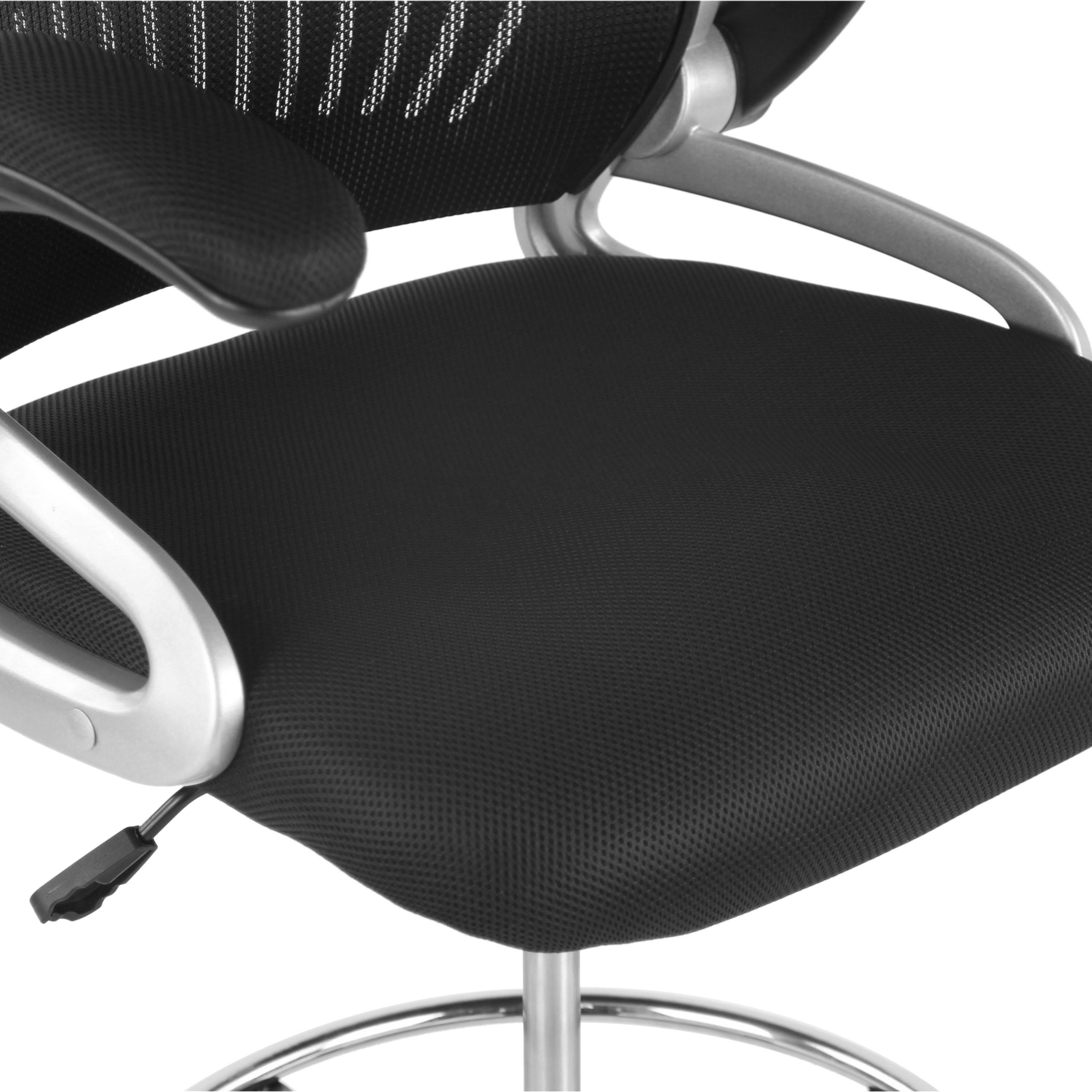 Edgemod Hargrove Drafting Chair in Black