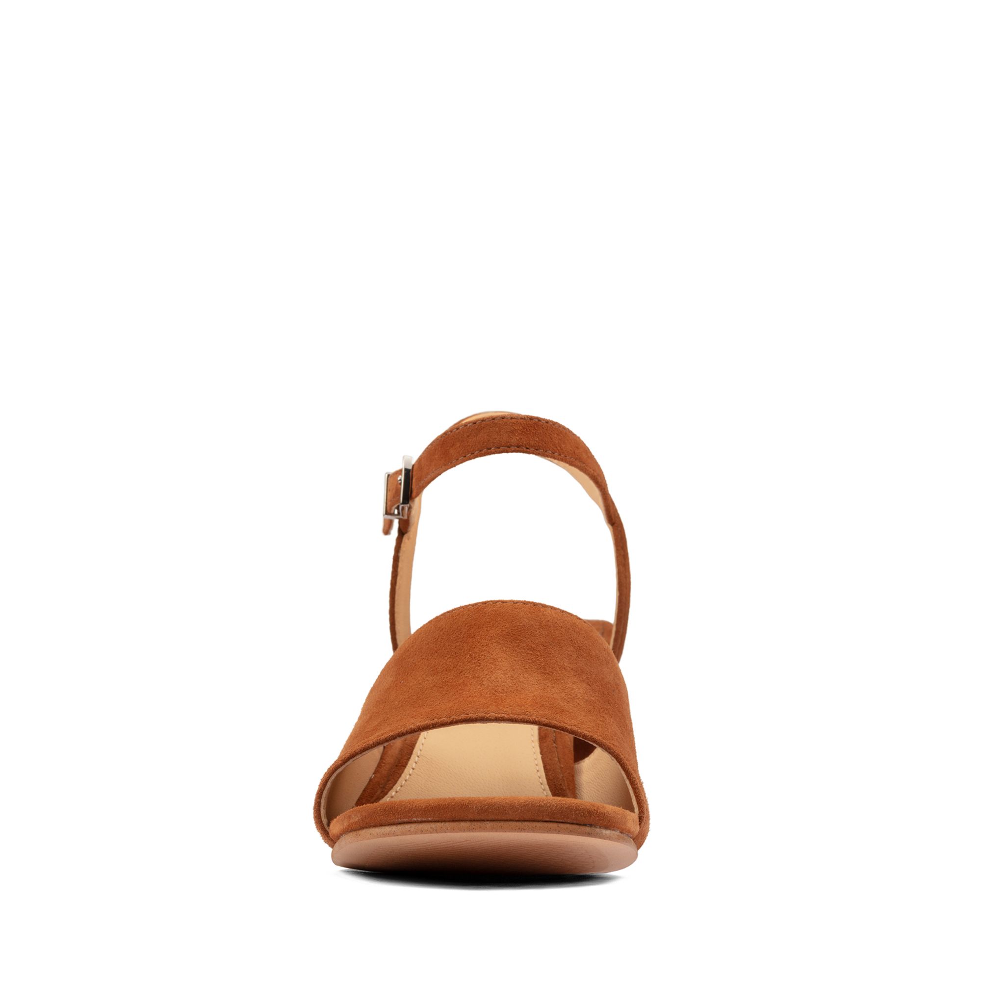 Women Sandals Sheer65 Block Tan Suede