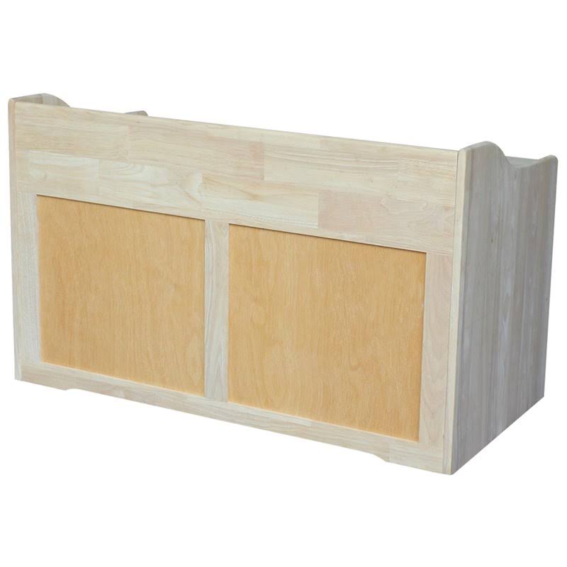 Pemberly Row Unfinished Wood 47x22 Storage Box