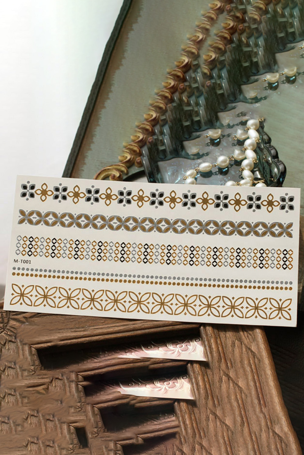 精致表演派对晚会装饰纹身贴