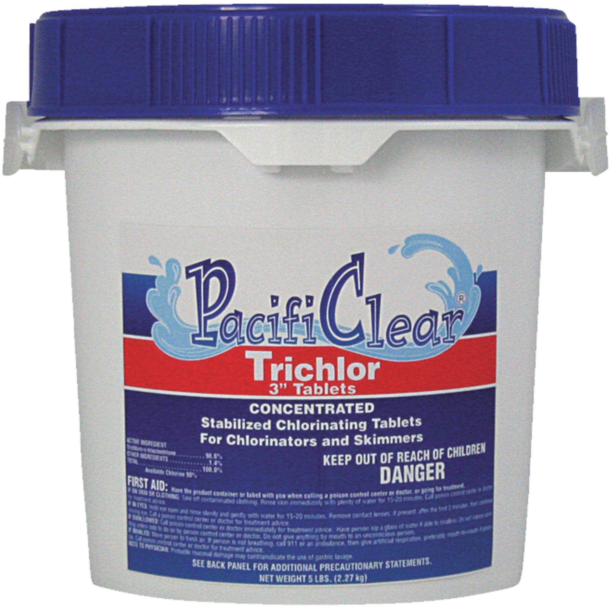 PacifiClear 3 in. Trichlor Chlorine Tablet