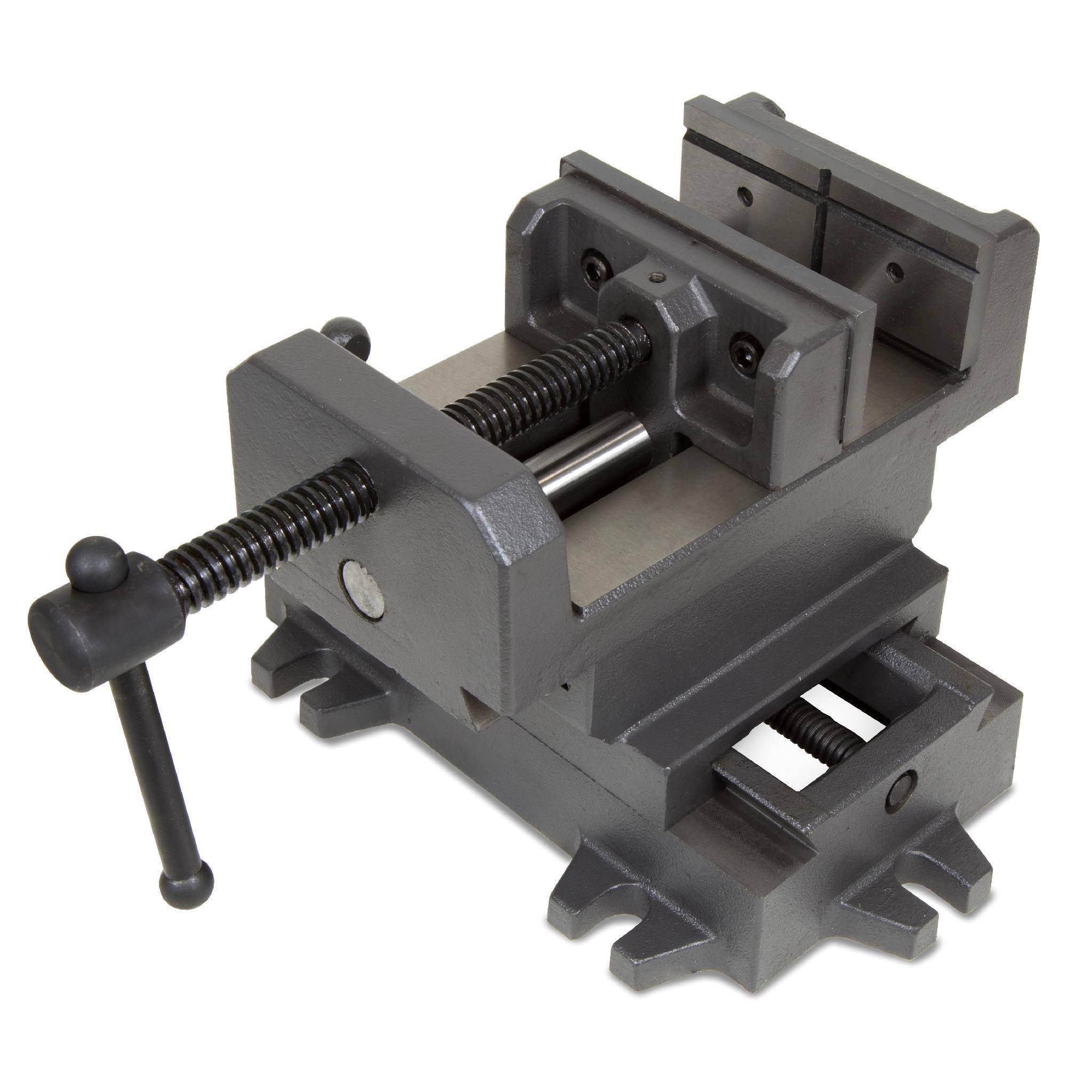 Wen 5-1/8 in. Compound Cross Slide Industrial Strength Benchtop Vise