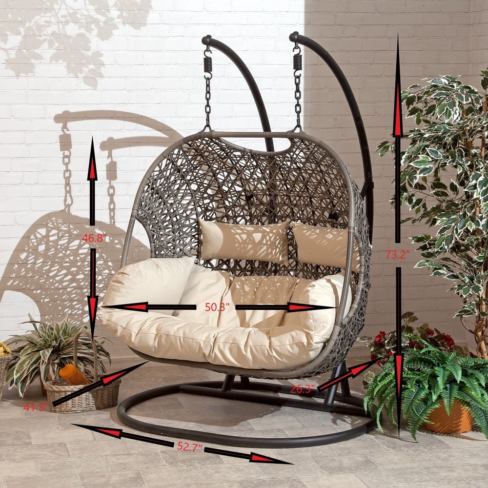 Aluminum Cocoon Hanging Outdoor Swing Chair