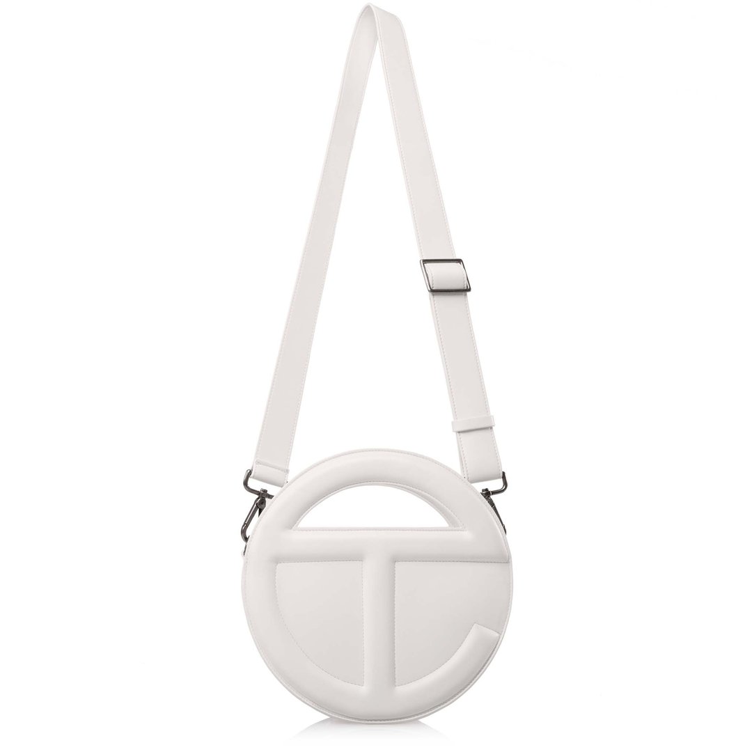 Round Telfar Circle Bag - White