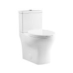 Well Made Forever SM-2T257 Two Piece Toilet, Glossy White