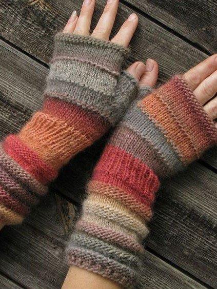 Color Casual Gloves & Mittens
