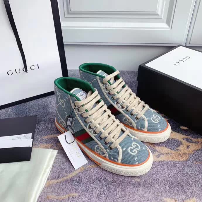 20秋季最新专柜款-古驰Gucci秋季新款1977系列高帮版！超经典好看 休闲运动百搭