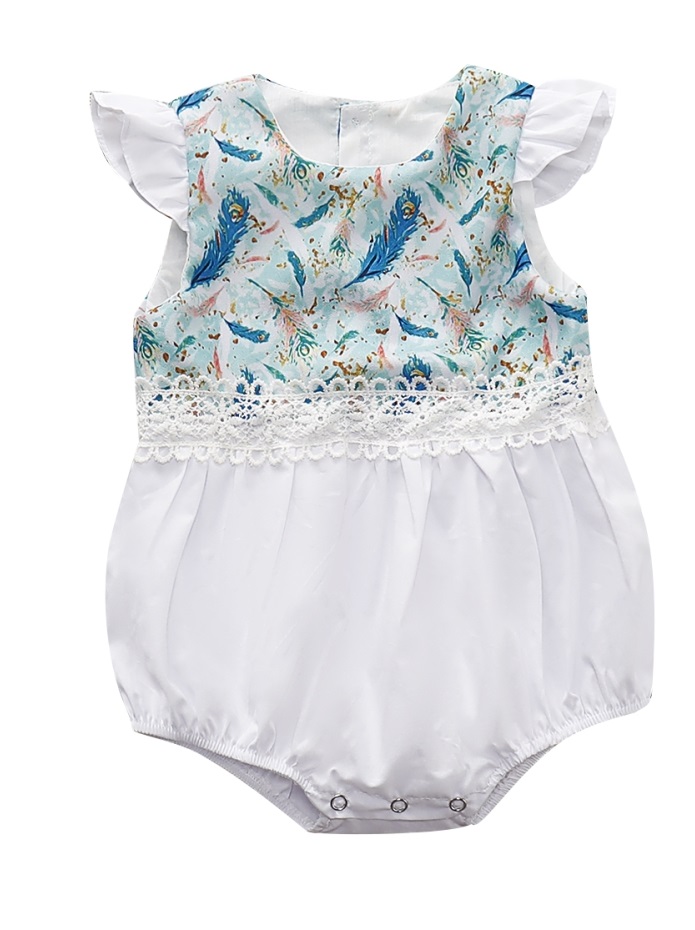 Baby Girl Summer Floral Rompers