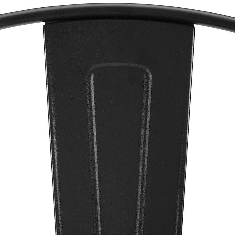 Crosley MADELEINE 32x22 3 Piece Dining Set with Amelia Chairs - Black