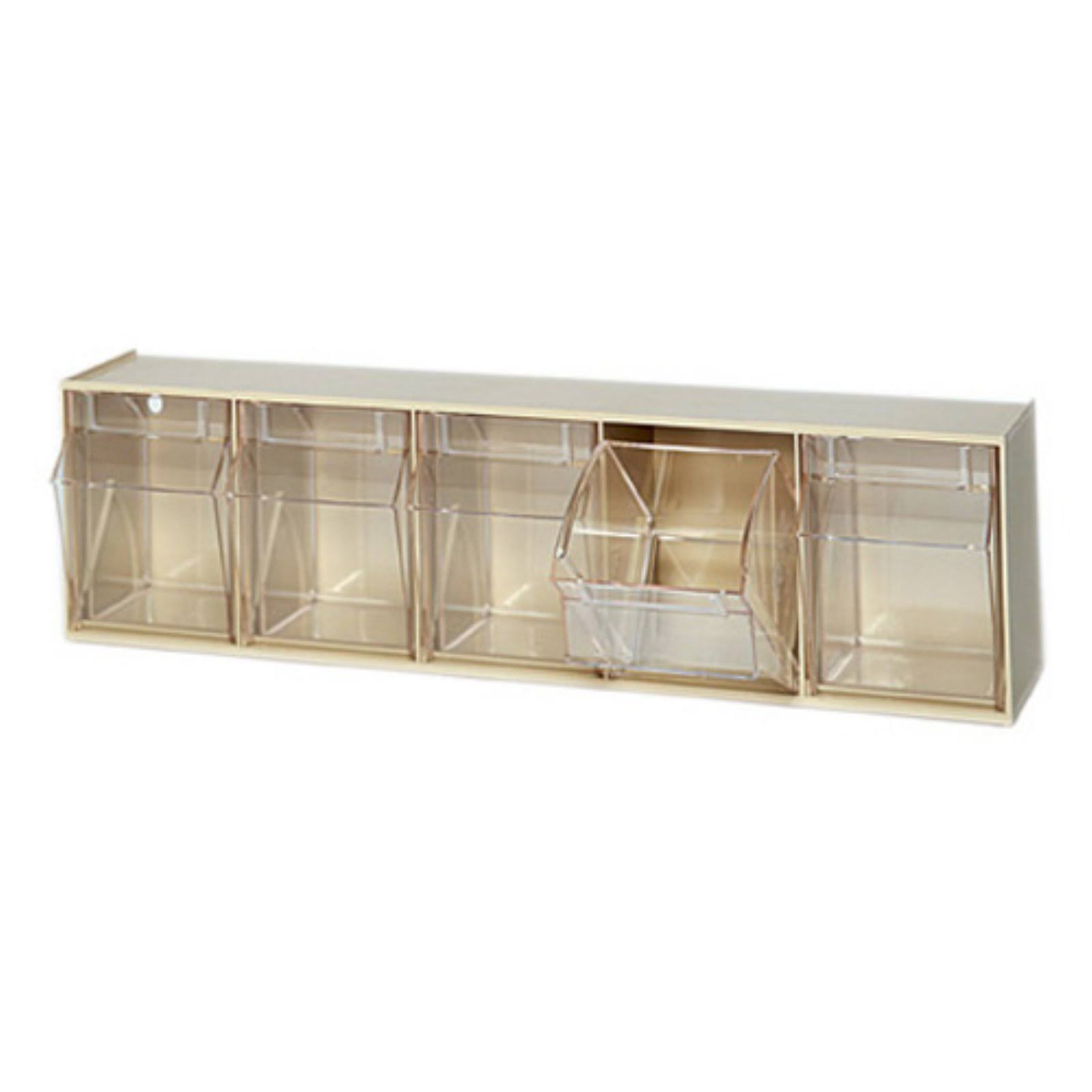 Quantum Storage Systems Bins,5 Tip Out,ivory