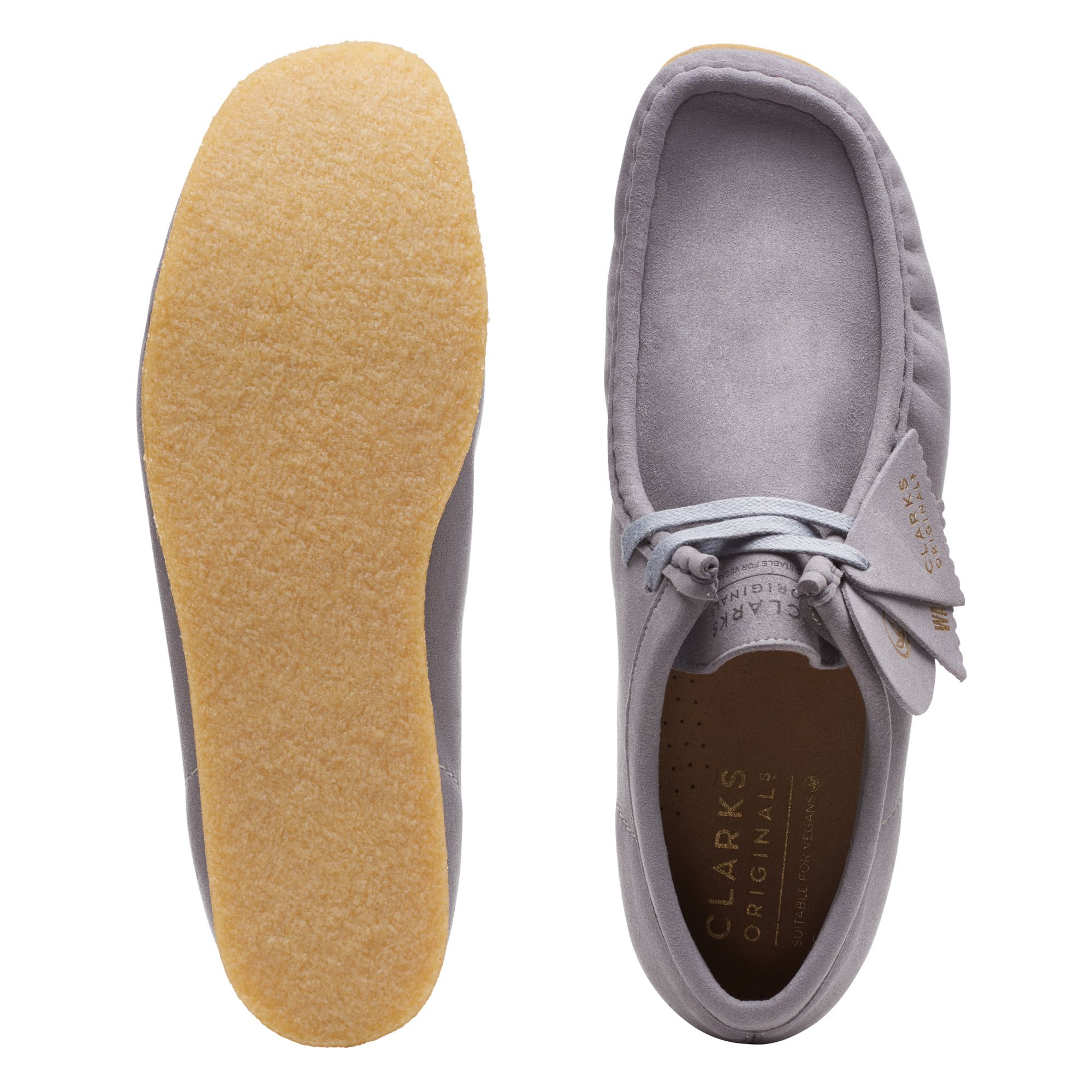 Men  Wallabee Grey Vegan