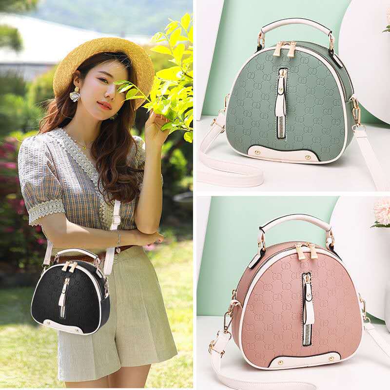 2020ワンショルダーメッセンジャースチューデントバッグフレッシュバイタポータブルスモールラウンドバッグ