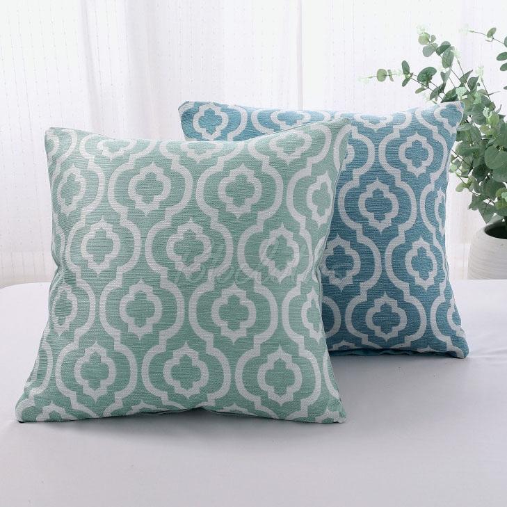 Multicolor Geometric Print Pillowcase