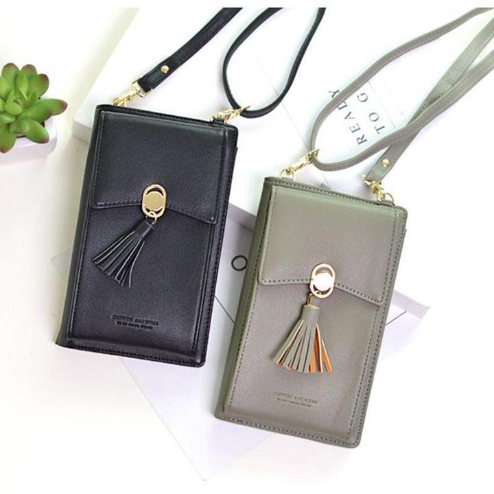 Fashion Women Tassel Cell Phone Wallets