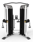 Encore ES9030 Functional Pulley System, Weight Trainer, Dual Weight Stacks, Adjustable Home Gym Equipment