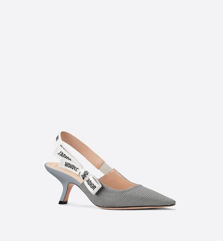 J'Adior Slingback Pump Gray Technical Fabric