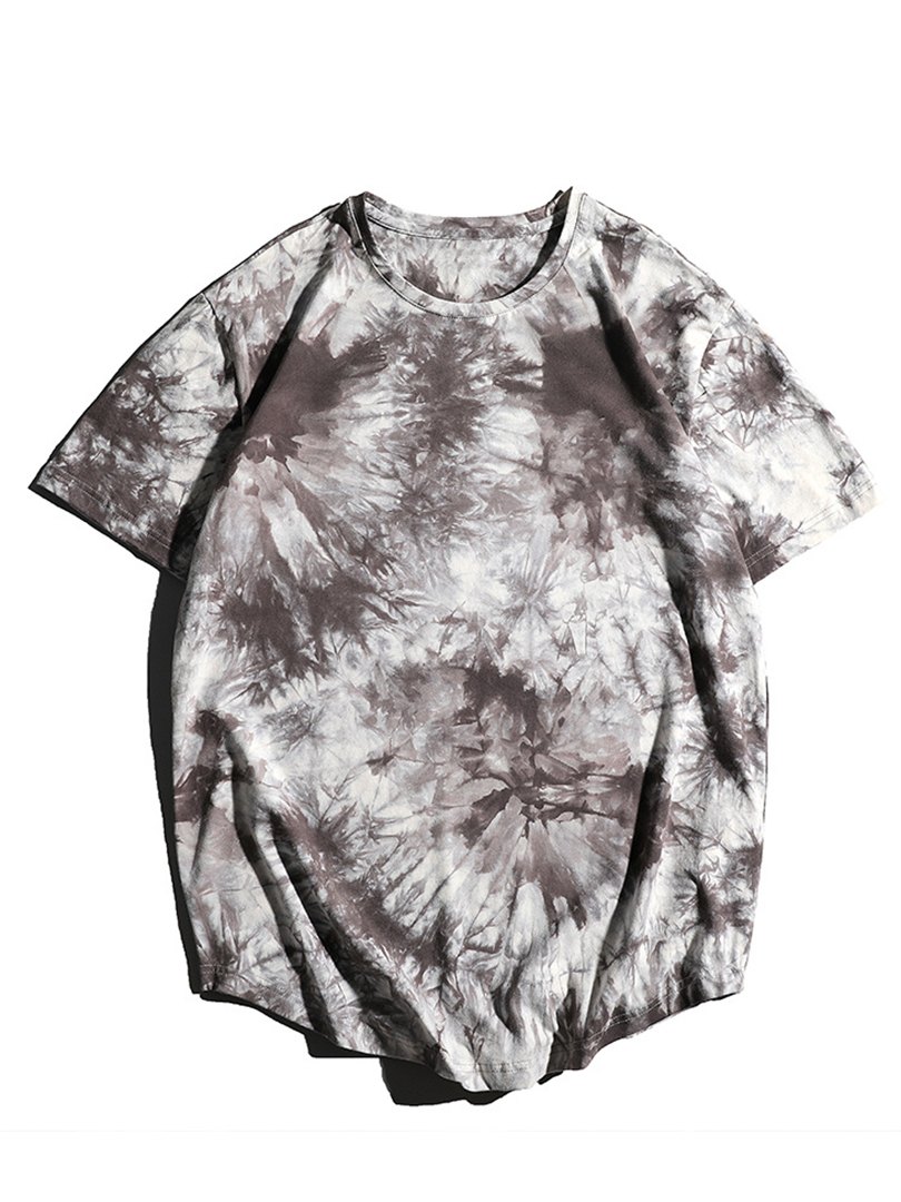 Men's Tie Dye Short-Sleeved T-Shirt