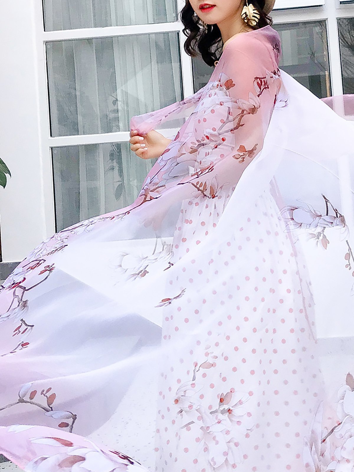 Floral Scarves & Shawls