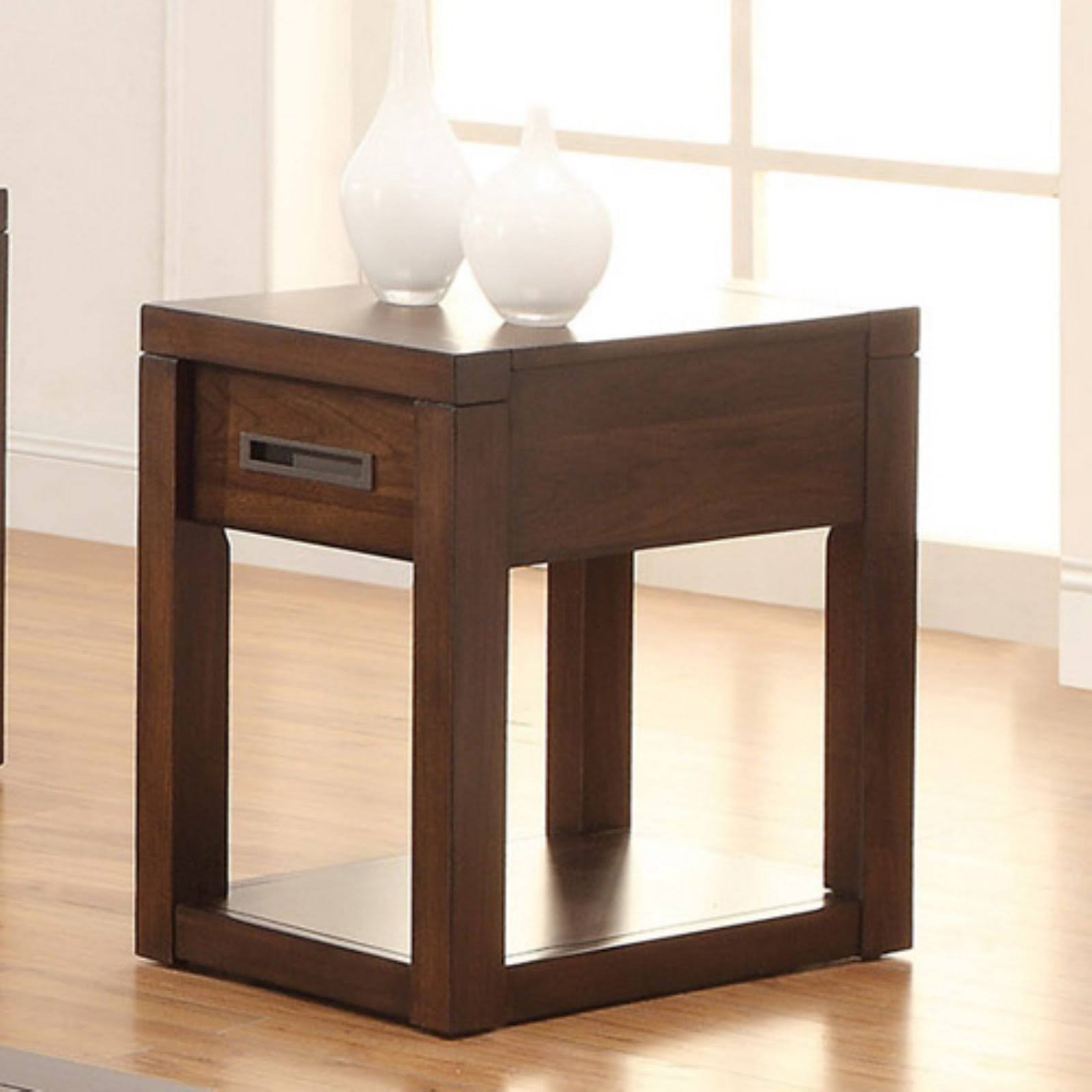 Riverside Furniture Riata Warm Walnut Chairside Table