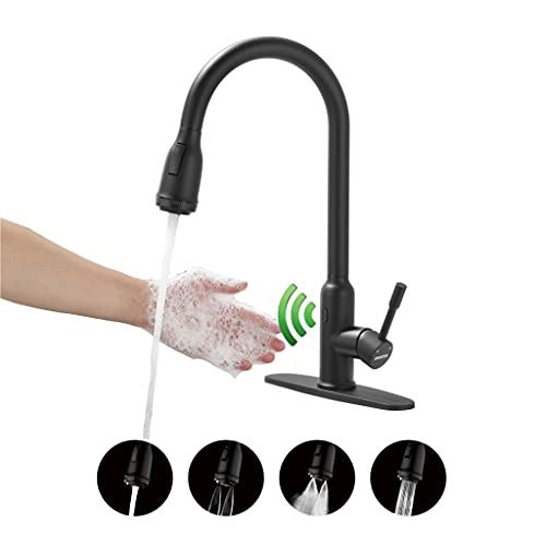 DICOYA Stainless Steel Motion Sensor Kitchen Sink Faucet, Hands Free