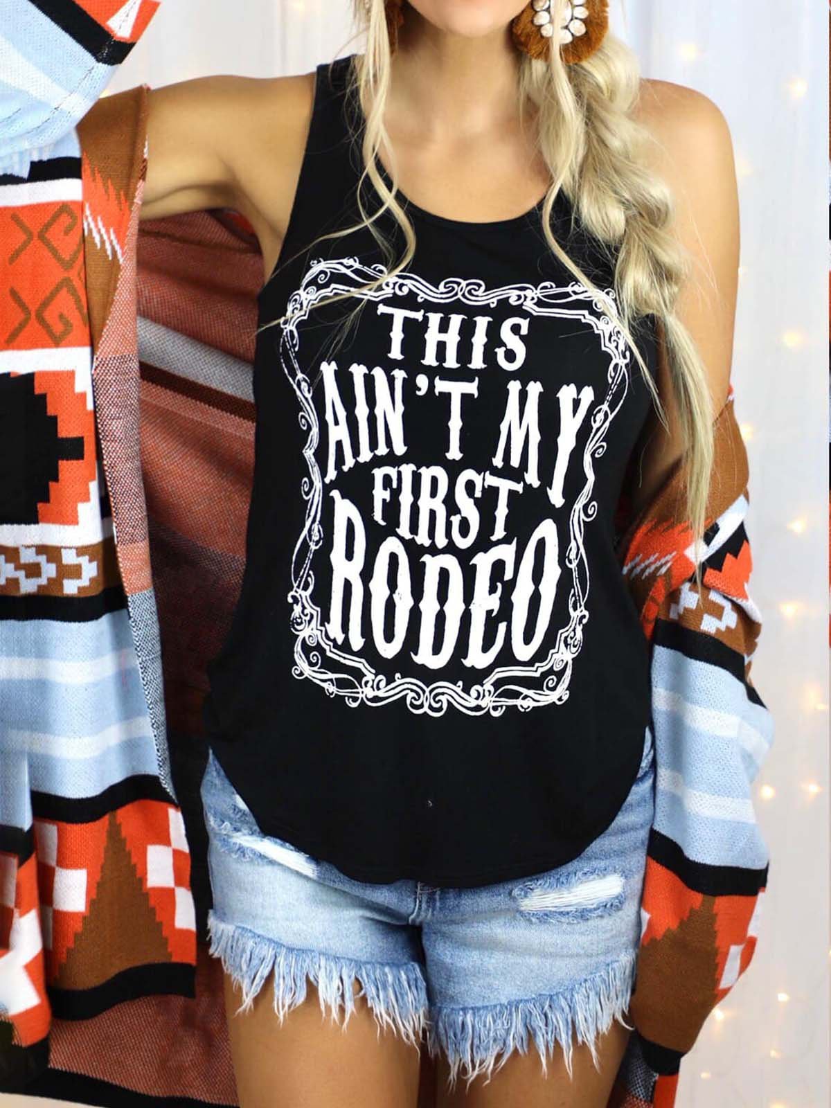 Casual Printed Crew Neck Shirts & Tops