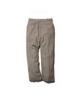 Cotton Linen Melange Stripe Easy Pants