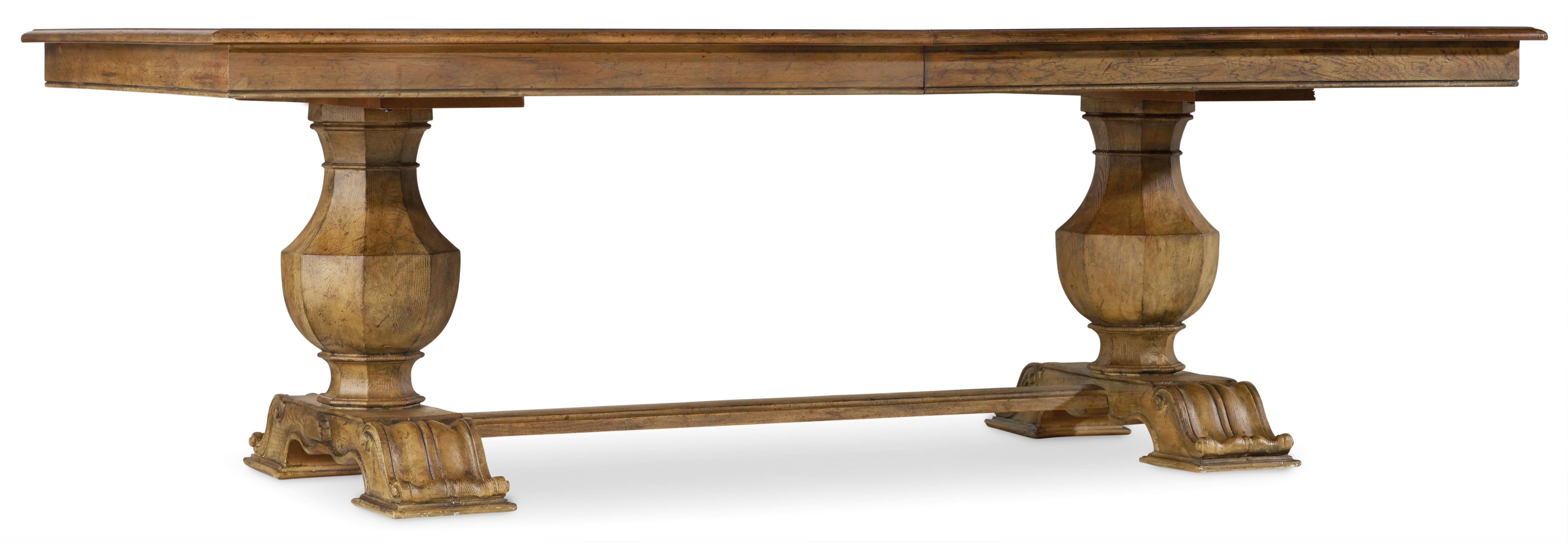 Hooker Furniture Sanctuary Rectangle Trestle Dining Table Base